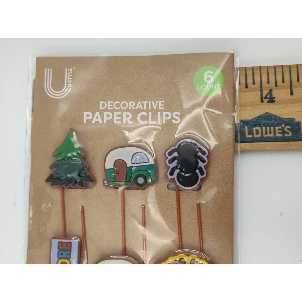 Paperclips‎ U STYLE DECORATIVE Camping Fancy CLIPS U-Style SEE BB16.1WA944